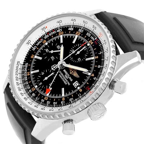 breitling navitimer world rubber strap